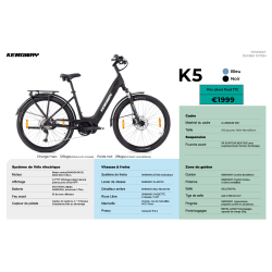 KEMOWAY - K5 - 720Wh / 110Nm